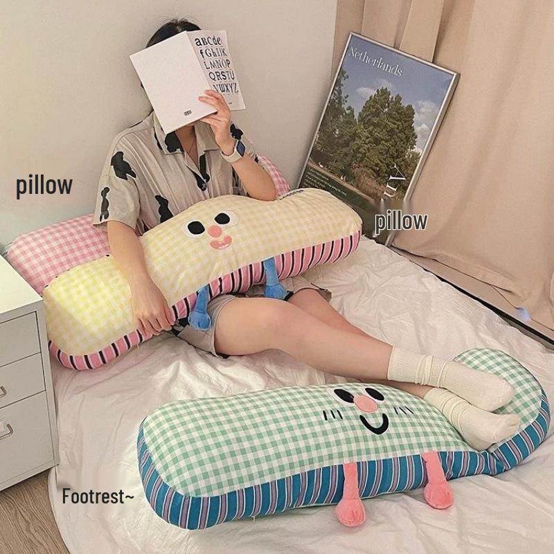 Jedwab lodowy chłodna długa poduszka do spania na boku - Zdejmowany i zmywalny pokrowiec dla dorosłych