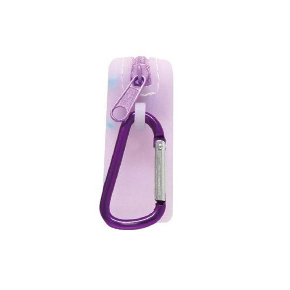 K Company Sanrio Characters Silicone Mini Carabiner Pouch Kuromi x x D3cm SAC-SMK-KU H6.5 W9.5