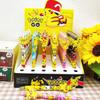6Pcs Anime Pokemon Pikachu Press Gel Pens For Writing Cute 0.5mm Black Ink Neutral Pen Promotional Gift Office School Supplies