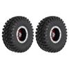 RC Tire 2.2 Inch   Rubber Alloy RC Car Wheel with Metal Wheel Hub RC Spare Upgrade Parts Accessory