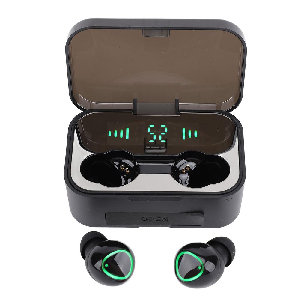 Language Translator Earbuds Wireless 144 Languages Online Translation Earphone for Music Calls Black