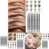 Micro Eye Brow Pencil Dual-ended Precision Brow Pencil For Natural Long-lasting Look