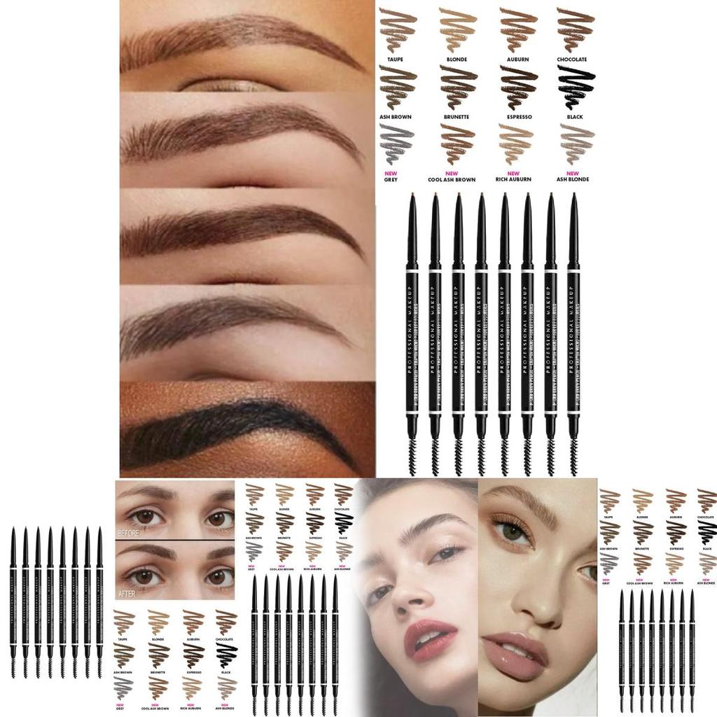 Micro Eye Brow Pencil Dual-ended Precision Brow Pencil For Natural Long-lasting Look