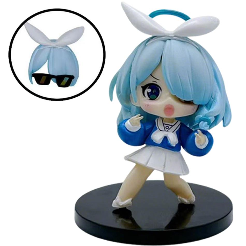 

In stock 8cm Blue Archive Figure Anime Prana Cute Q Version Desktop Standing Animation Model Toy Gift Collection Ornaments PVC