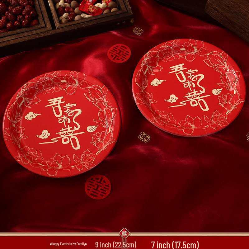 Disposable Wedding Fruit Plate for Tea Table and Living Room