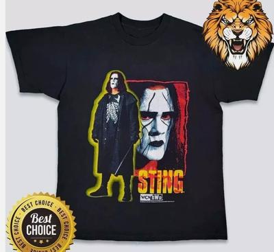 Sting 90. léta WCW NWO WWF Wrestlingové tričko