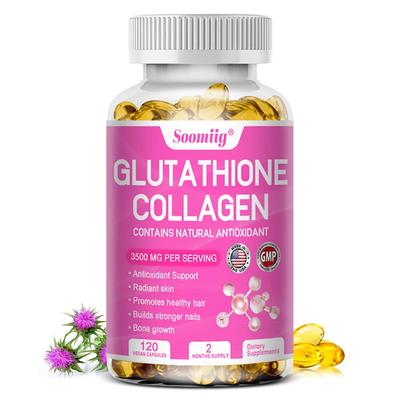 Glutathione Collagen Antioxidant Anti-Aging Whitening 120 Capsules