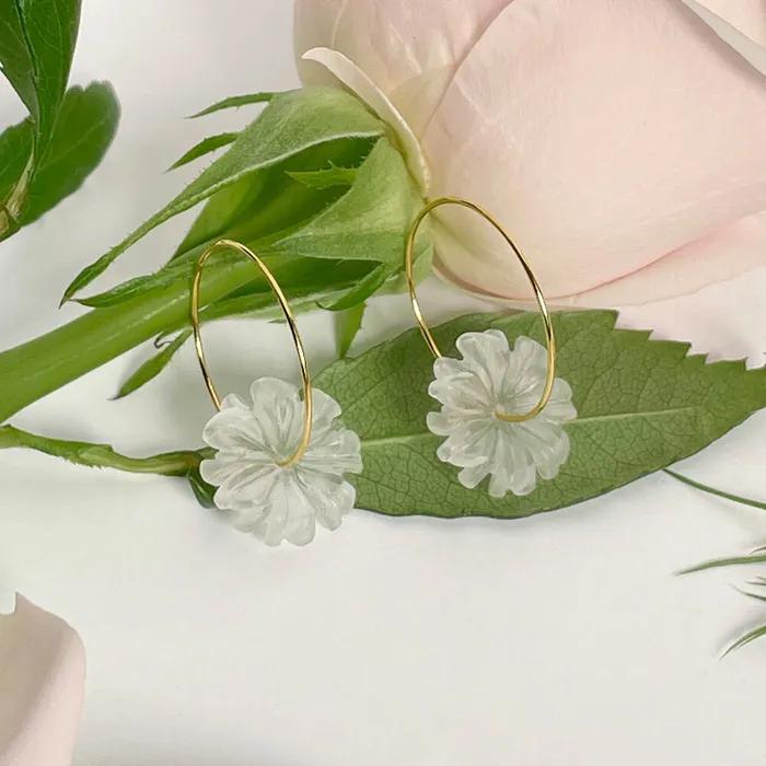 Chrysanthemum Ring Earrings