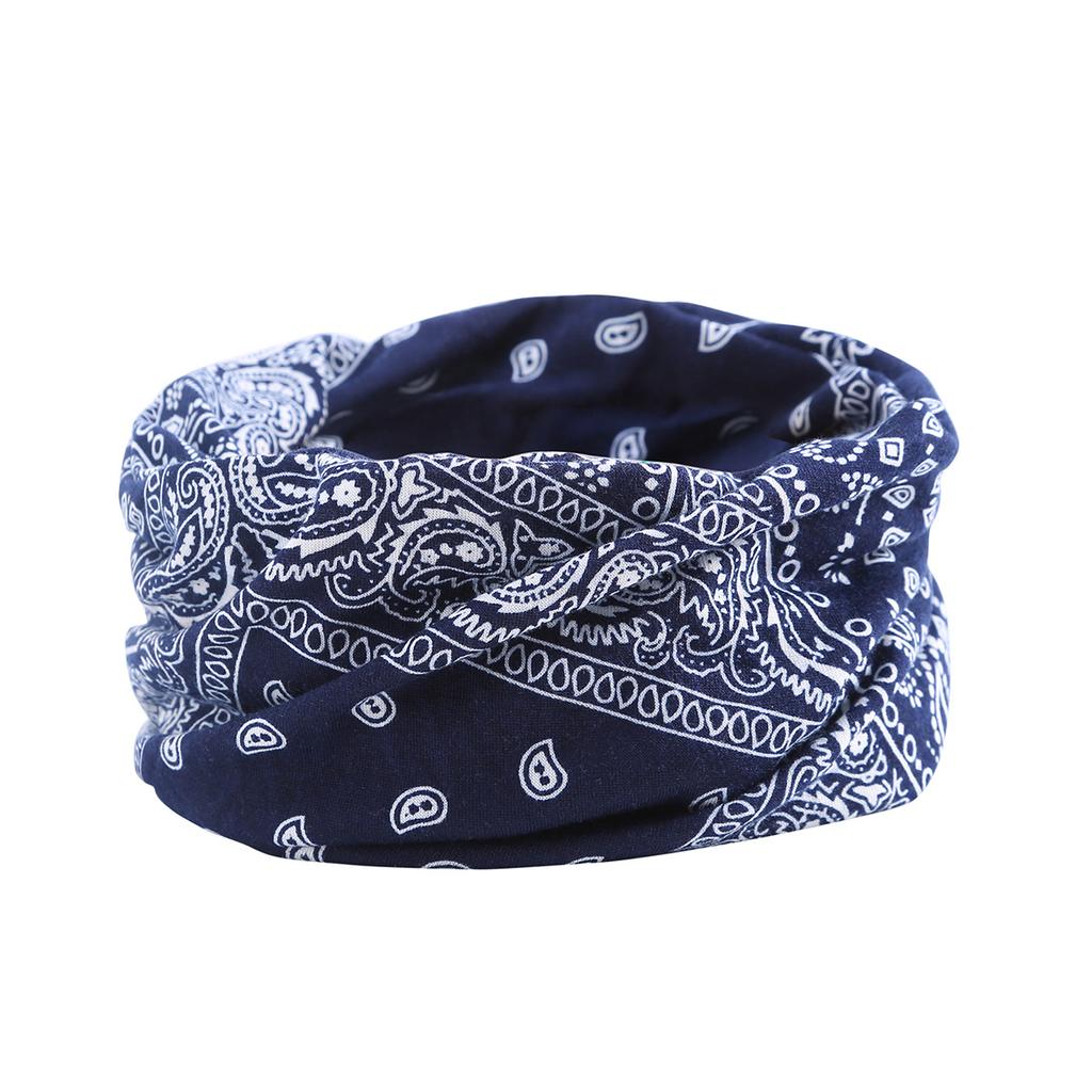 Cashew Flower PrintedSkullies Scarf Hat Dual-Use Beanies For Women Men Wind Resistant Ear Protection Hip-Hop Caps