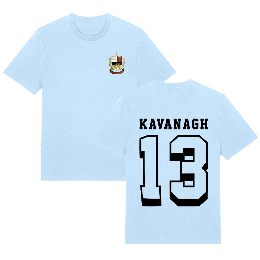 Jungen von Tommen T-Shirt Kavanagh 13 Ästhetischer Print T-Shirt Damen Herren Streetwear Mode Lässig Baumwolle Kurzarm Locker Y2K Top