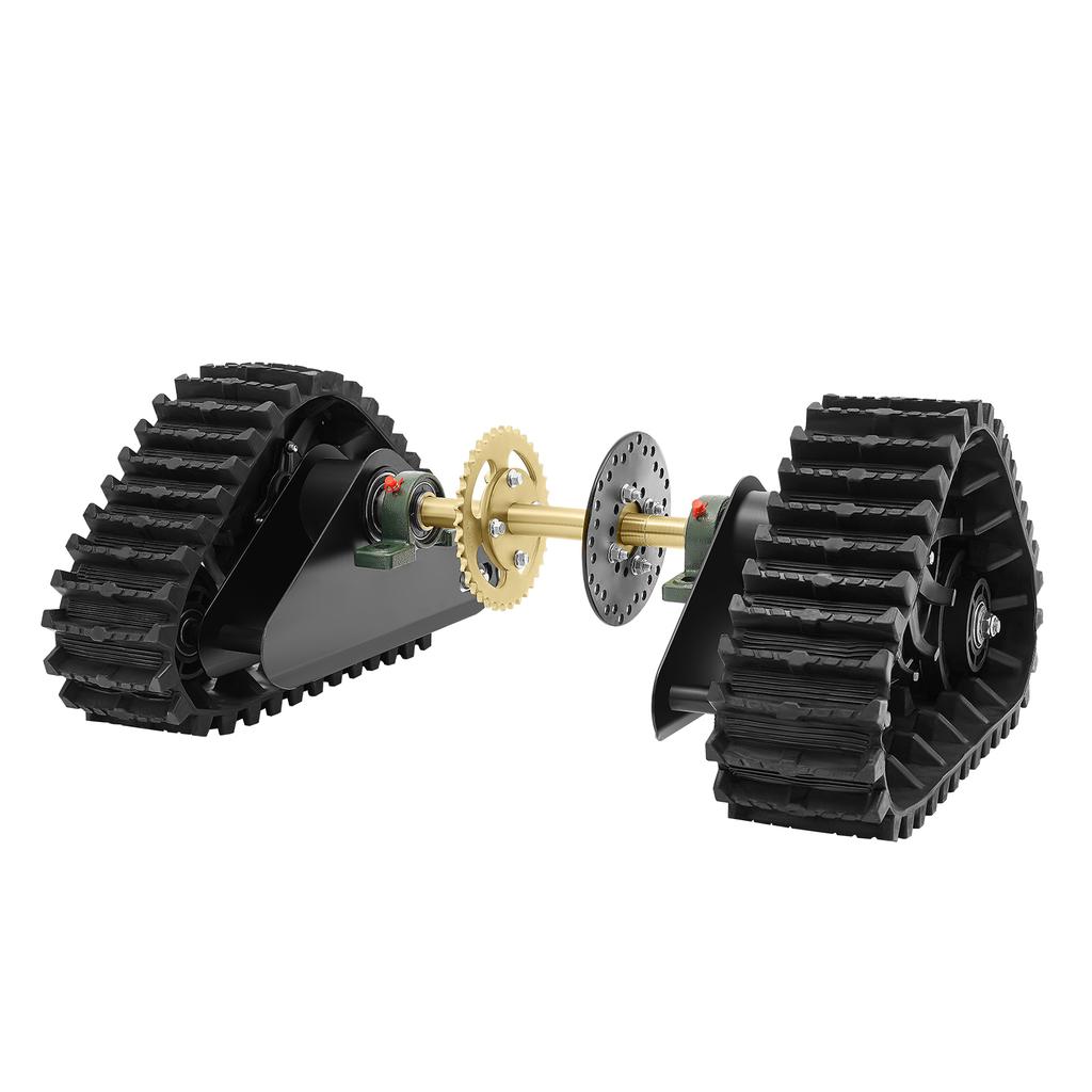 600mm Go Kart UTV Buggy Quad Rear Axle Track Assembly Kit for ATV Snow Sand Snowmobile- Rear Axle Track Replacement Pro Kits