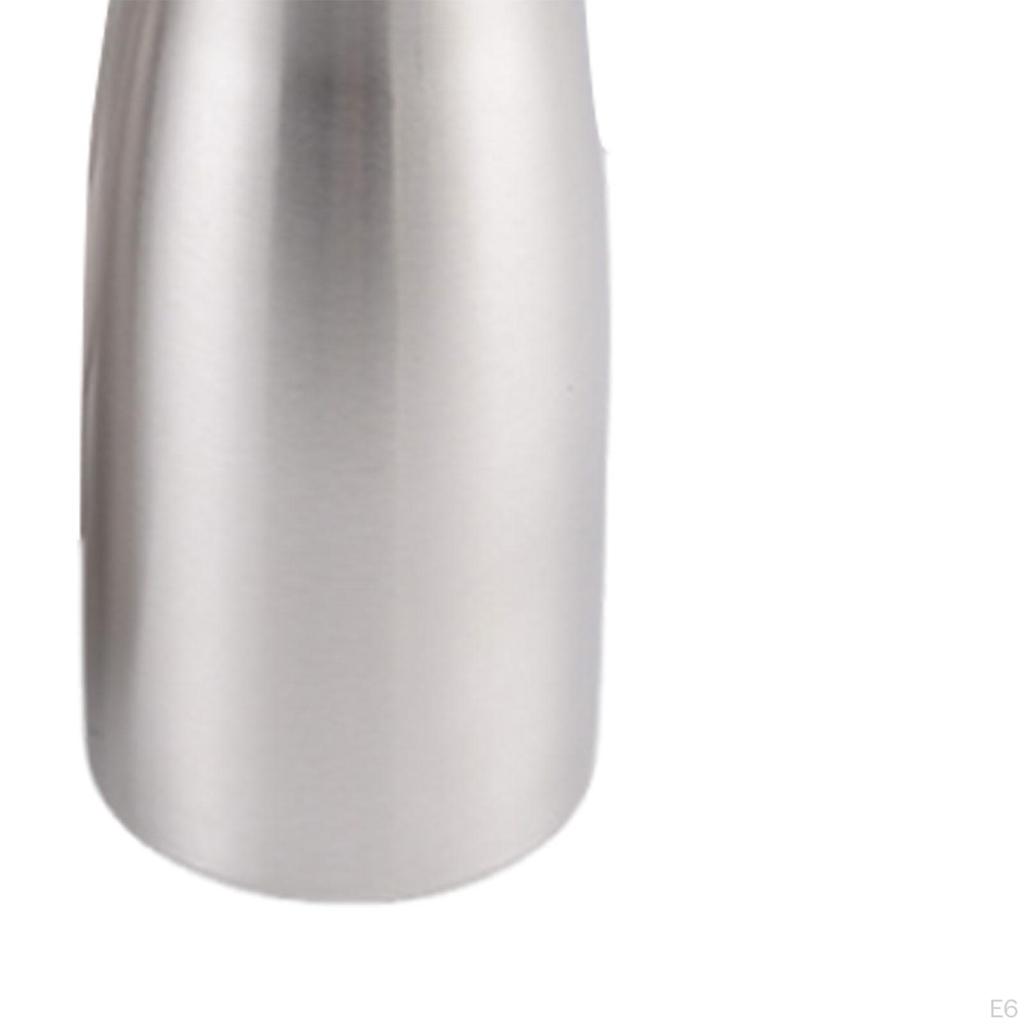 1.0 L Stainless Steel Iced Tea Juice Pitcher 3.3x9inch Sturdy Multipurpose for Restaurant with Lid