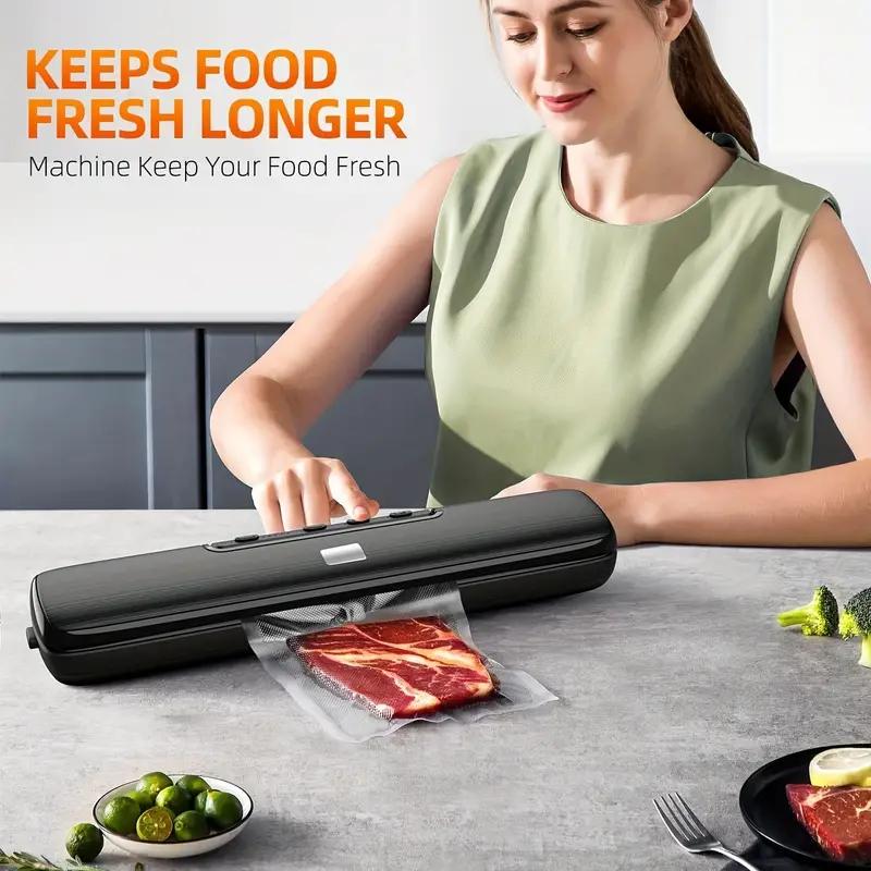1Roll Free Vacuum Sealer Rolls - Reusable, Airtight Food Storage Bags for Freshness, Meat, Fruits, VegetablesVacuum Sealer Bag