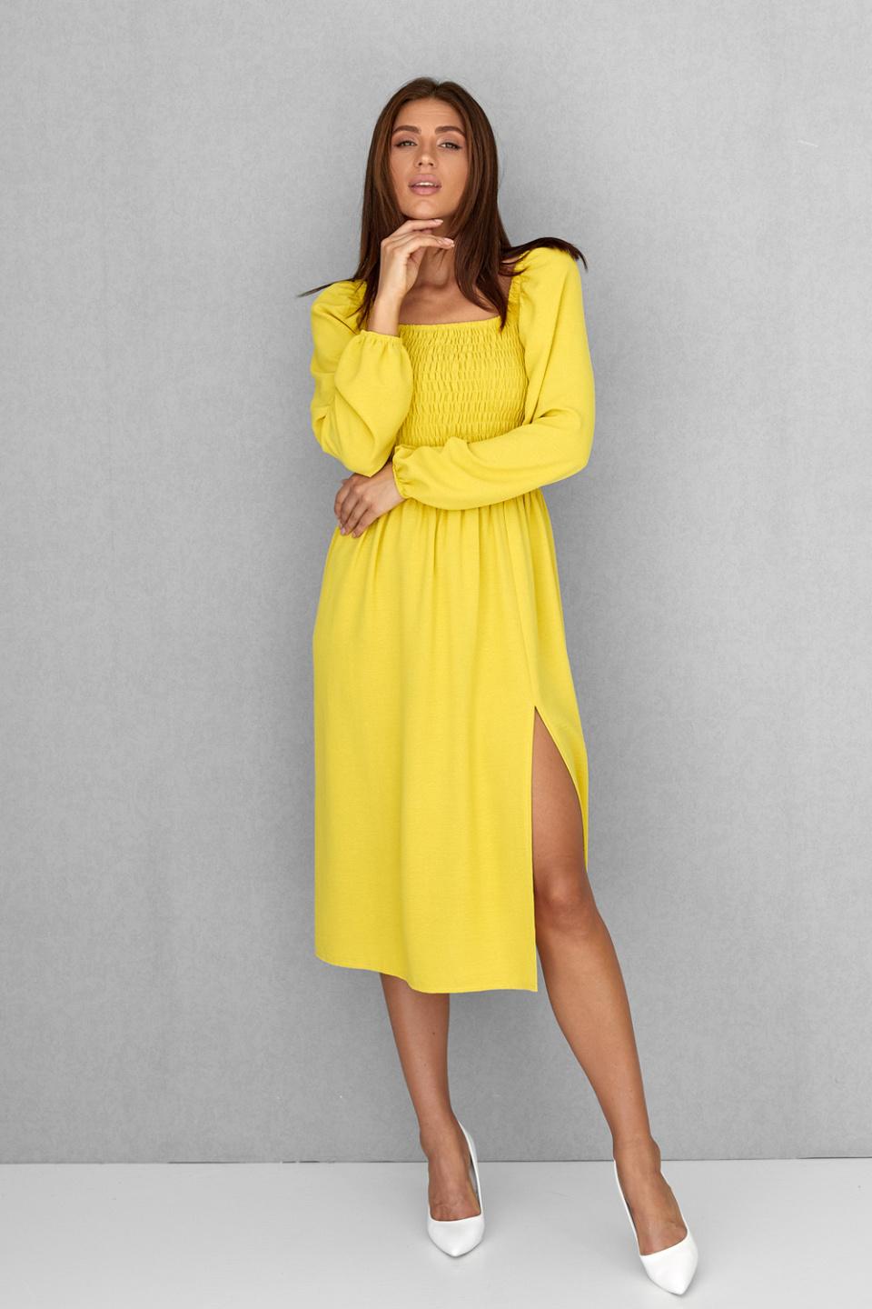 

Плаття ARTMON 1378 XS гірчичний