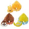 Marushin Hooded Neck Pillow, Disney Chip & Dale, Relaxing/Chip, Bead-filled, Transforms into a Plush Toy, Reversible, 2215038100