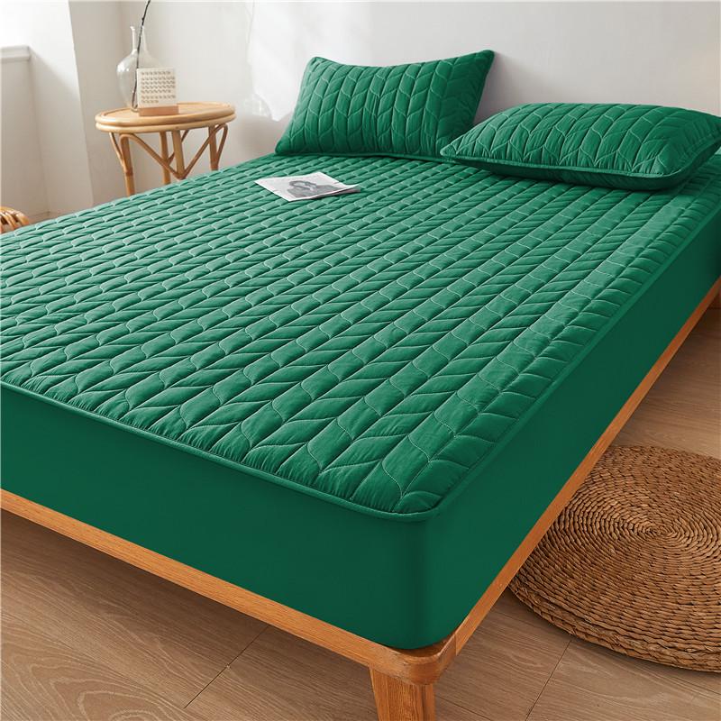 

Водонепроницаемый наматрасник Стеганые покрывала Белый Простыня на резинке чехол для матраса Домашнее покрывало Эластичная простыня(Нет наволочки) 120x200cm 1pc