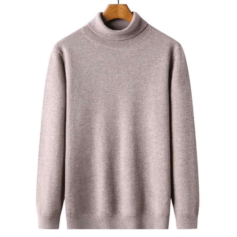 

ROMON Men s 100% Pure Wool Thick Turtleneck Sweater 2XL