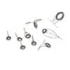 9 PCS Fishing Rod Tips Repair Kit Universal Ceramic Ring Fishing Pole Guides Eyelets Repair Kit for Fishing