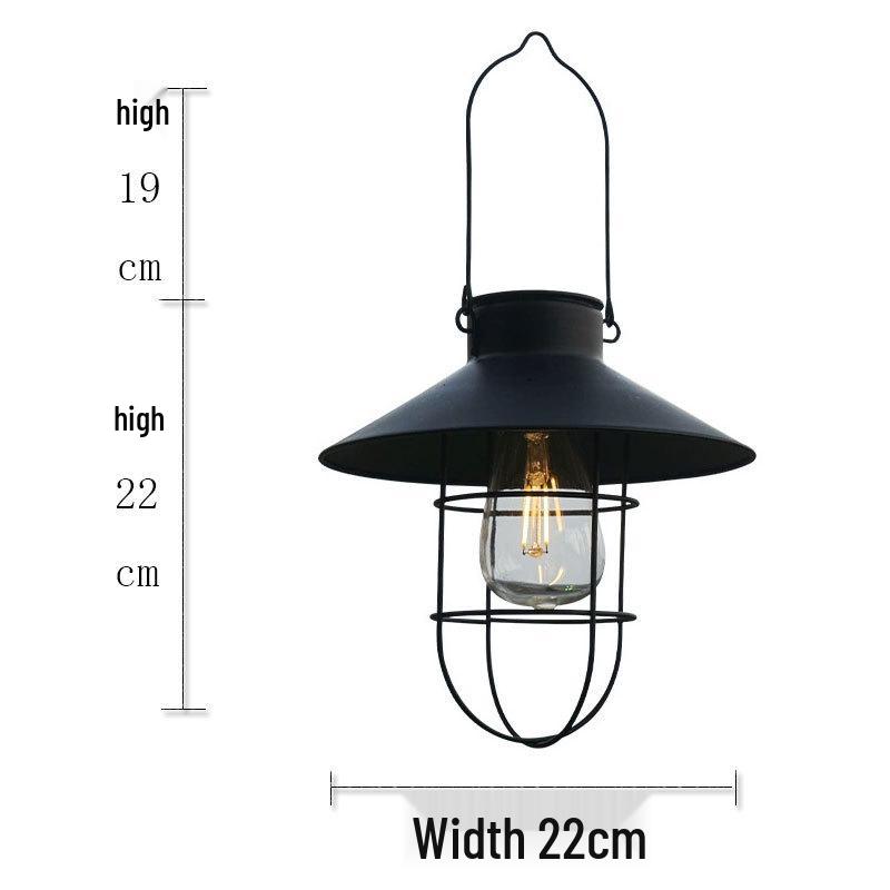 

Уличные водонепроницаемые ретро солнечные фонари для двора: Антикварный подвесной дизайн с индукцией для сада, балкона и виллы.