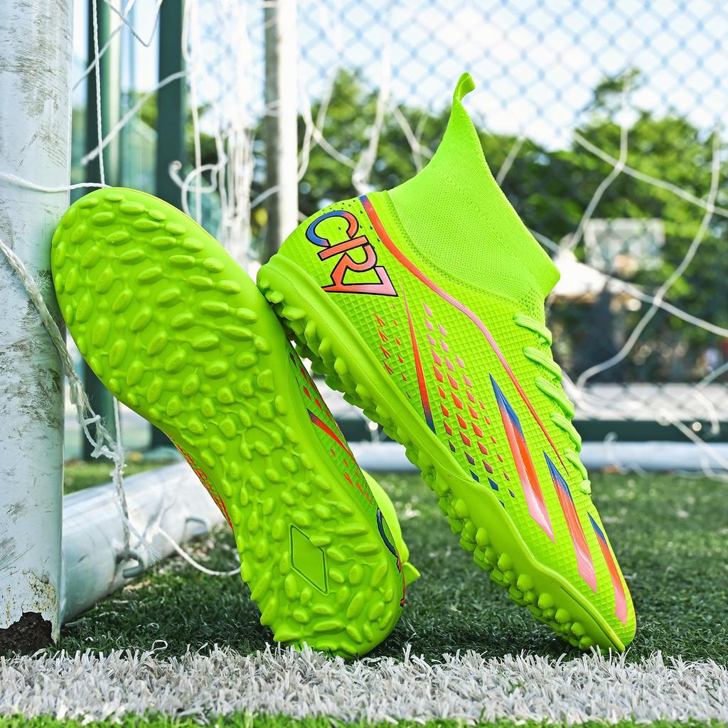 Adult Children Outdoor Lawn Sports Training Competition Long Nails Broken Nails Non-Slip Wear-Resistant Training Football Shoes