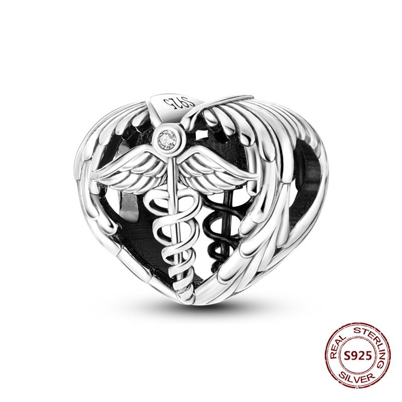 Chameleon Luminous Firefly Charm Fit  S925 Original Bracelets Butterfly S925 Silver Beads For DIY Jewelry Birthday Gift