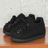 Small chubby model warm and heightened platform bread shoes autumn and winter new comfortable casual sports cotton shoes SL