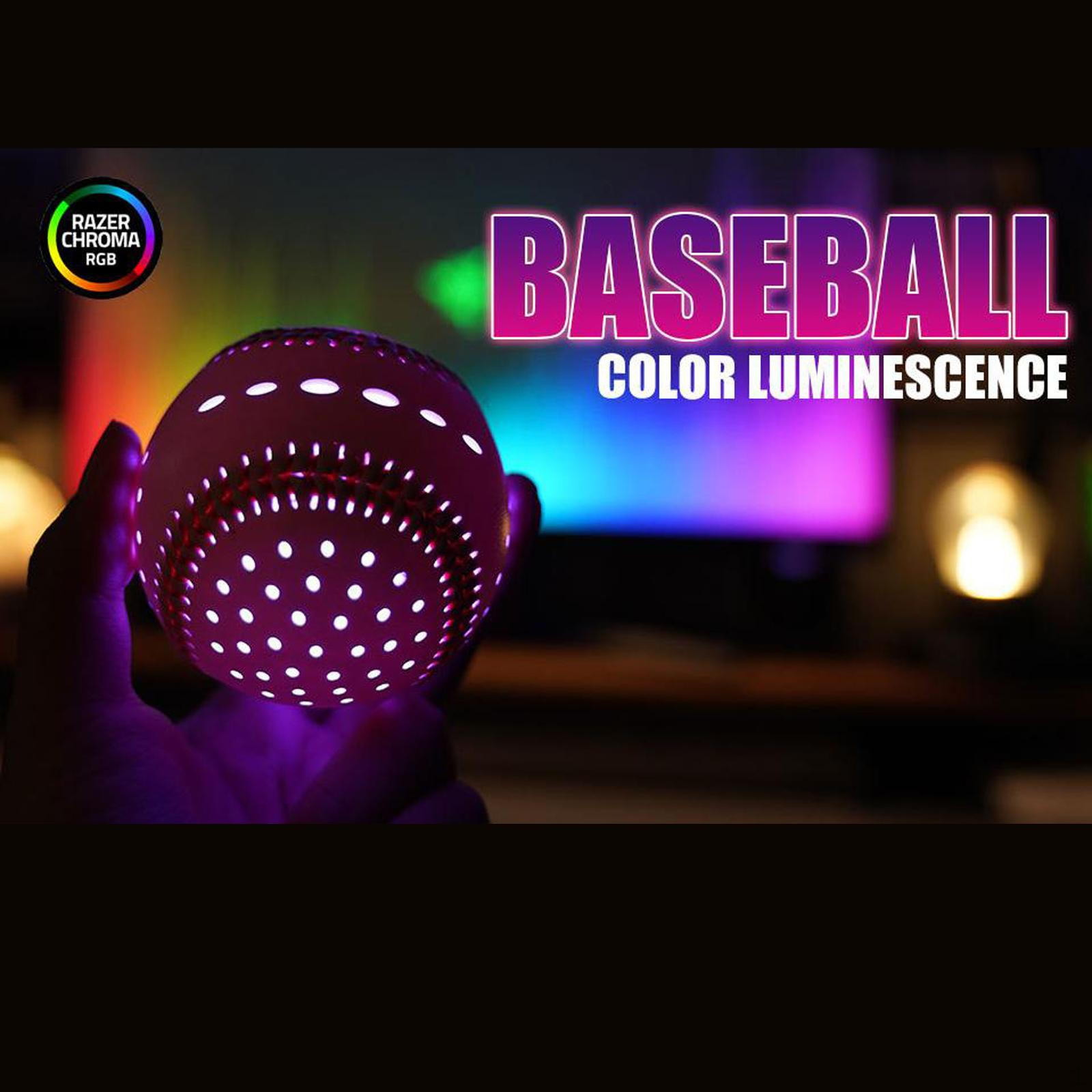 

Светящийся бейсбольный мяч LED Перезаряжаемый Светящийся в темноте 9 дюймов для подростков детей 8 9 10 11 12 13 14