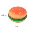 NEW Burger Stress Ball 3D Squishy Hamburger Fidget Toys Silicone Decompression Silicone Squeeze Fidget Ball Fidget Sensory Toy