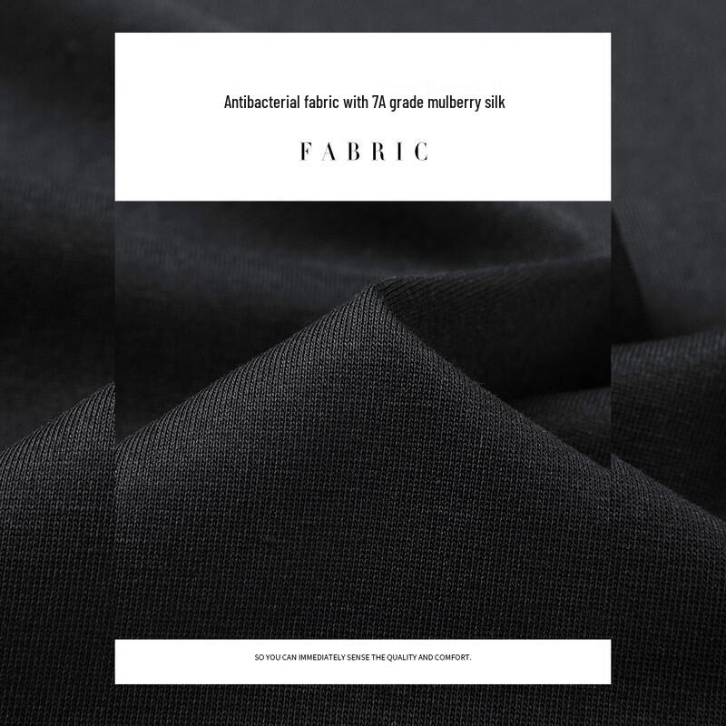 FORTEI Men's 7A Antibacterial Silk Blend Piqué Round Neck T-Shirt