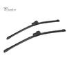 Natural Rubber Wiper Blades 2Pcs/Set Car Windshield for BMW 5 Series 1995-2004 E39 Automotive Replacement Parts 525i 528i 530i 540i M5, 26/22-Inch All