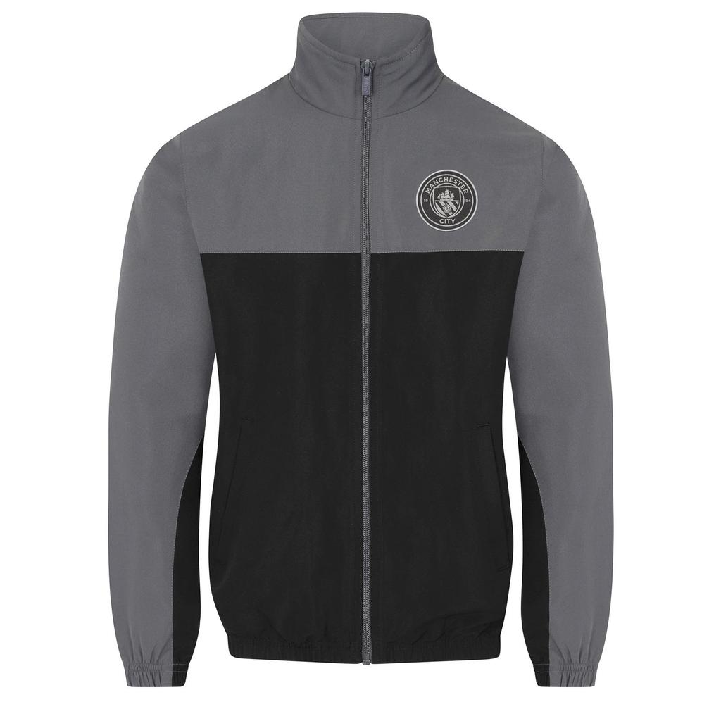 Manchester City FC Mens Crest Two Tone Tracksuit