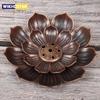 Neuer 1 Stück Legierung Räucherstäbchenhalter Platte Buddhismus Lotus Räuchergefäß Bronze Kapuzinerkresse Räuchergefäß