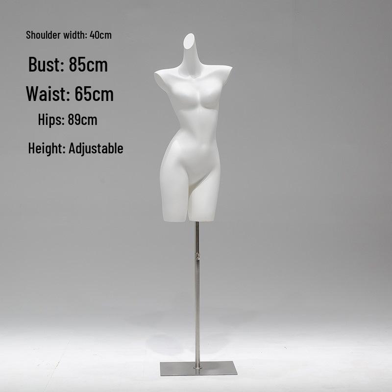Unisex Torso Mannequin: Female & Male Underwear Display Stand