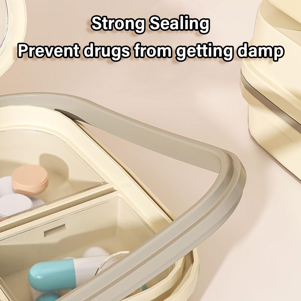 SW 7 Grids Pill Storage Box Portable Travel Medicine Box One Week 7 Days Daily Organizer Pills Case Jewelry Box Pill Container