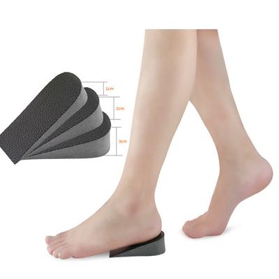 1 pár Priedušná polovičná stielka Ženy Muži Zvýšenie výšky Vložky 1-3 cm Športová obuv Vankúš na pätu