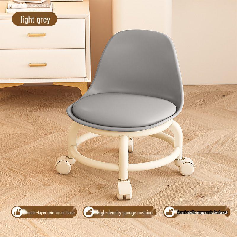 Kompakter Rollhocker mit Schwenkrädern – Ideal für Zuhause, Beauty oder den Gelegenheitsgebrauch