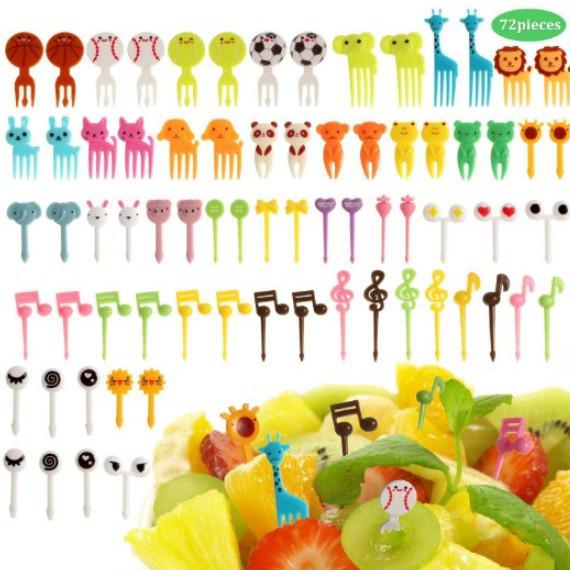 Mickey & Animal Paradise Cute Mini Bento Decoration Picks & Fruit Forks Set