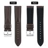[BINLUN] Leather Watch Strap, Quick Release, Leather, Watch Band, Inner Silicone, Breathable,