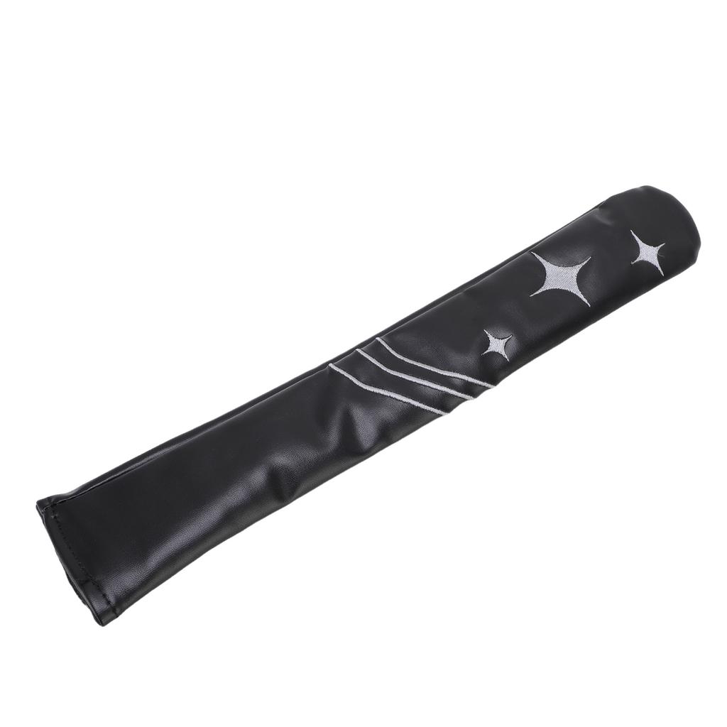 Alignment Stick Cover PU and Velvet Portable Alignment Rods Scratchproof Protector for Training Black