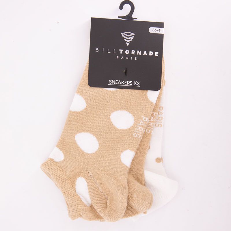 Chaussettes x3 bill tornade 36/42 fantaisie 11088 Femme BILL TORNADE