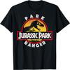 Jurassic Park Adult Men's Black Classic Fit Crew Neck Short Sleeve Dinosaur Graphic T-Shirt