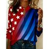 Vintage Contrast Stripe Satin Long Sleeve Shirt Loose Fit Casual Workwear Blouse Women