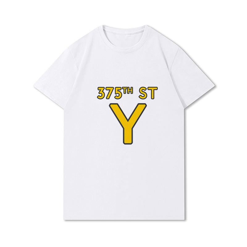 S-3XL 100 mønstre Sommerhvite T-skjorter for kvinner Trykt Uformelle korte ermer Topper O-hals T-skjorter