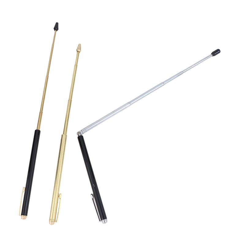 Nuovi 2 Pezzi 15cm Bacchette da Rabdomante Bacchette Divinatorie Retrattili Forma a Penna Portatile Bacchette a L per Rabdomanzia Rilevatore d'Acqua Strumenti di Misurazione