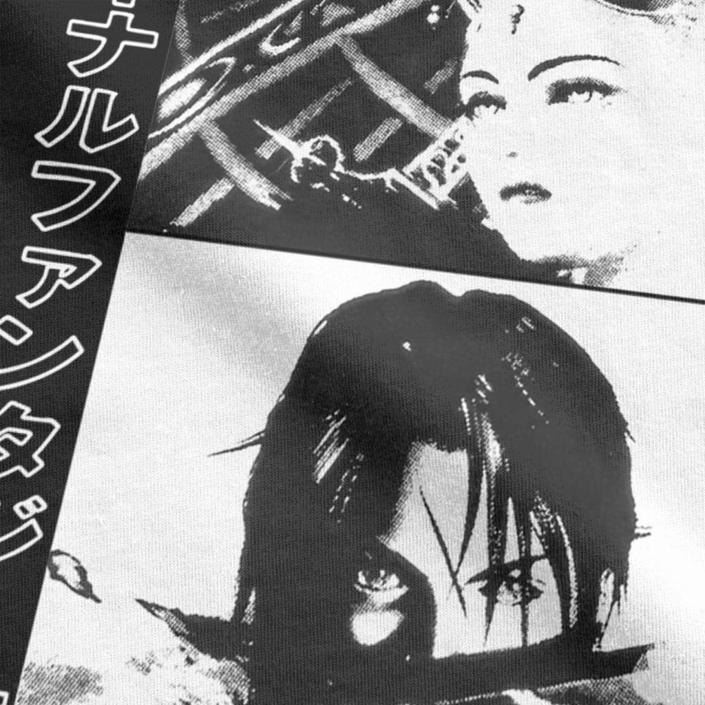 Final Fantasy VIII T-Shirts Men Awesome Cotton Tee Shirt Round Collar Short Sleeve T Shirts Gift Idea Tops