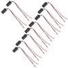 10Pcs Set Soft Male Light Bulb Connector Socket Holder for Car Bikes