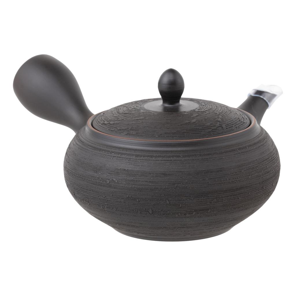 Smoked Pine Suitable for Gyokuro and Kabusecha Made In Tk005 Tokoname-yaki Teapot, Horyu, Bark, 300ml, Ceramesh, Tea, Japan, Boxed,