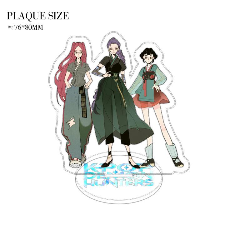 Kpop Dämonenjäger Superstar Acryl Aufsteller Desktop Dekoration Ornament Zubehör Spielzeug für Fans Geschenk