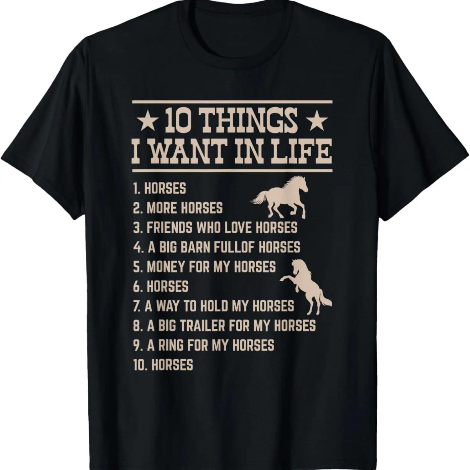 I m Only Talking To My Horse Today T-Shirt XXXXXL чёрный