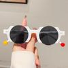 KAMMPT Round Sunglasses Men Women Fashion Hip Hop Casual Outdoor Sun Glasses Trendy Chic Brand Design Shades